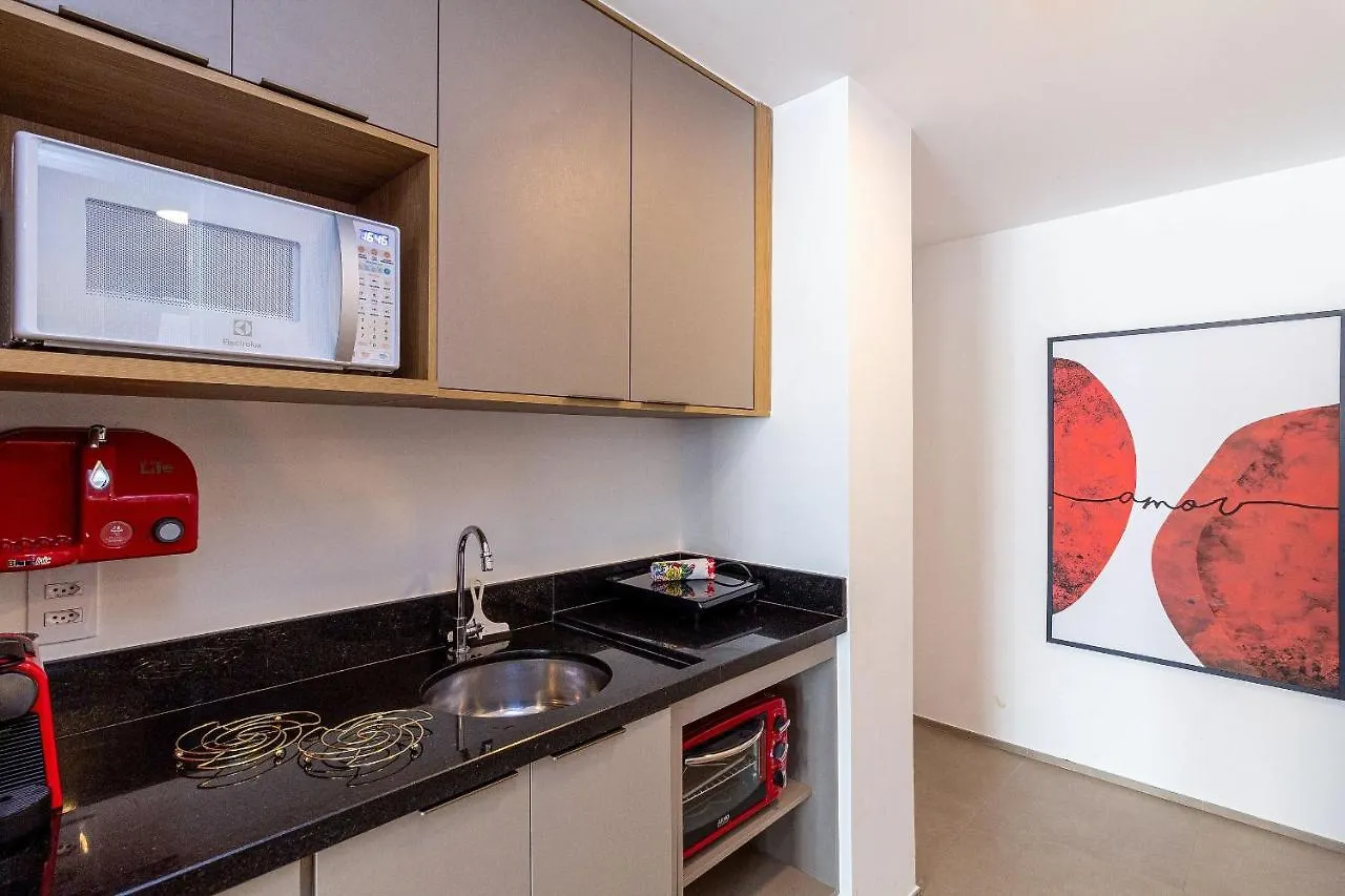 Prime 6 Studio Belint Bela Cintra By Oba São Paulo Lägenhet